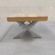 Mango wood coffee table, 90's