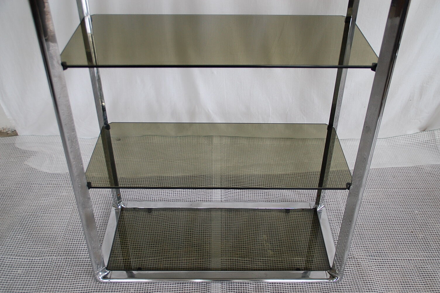 Etagère italienne chrome Fratelli Orsenigo 1970