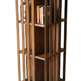 Old revolving library in solid oak