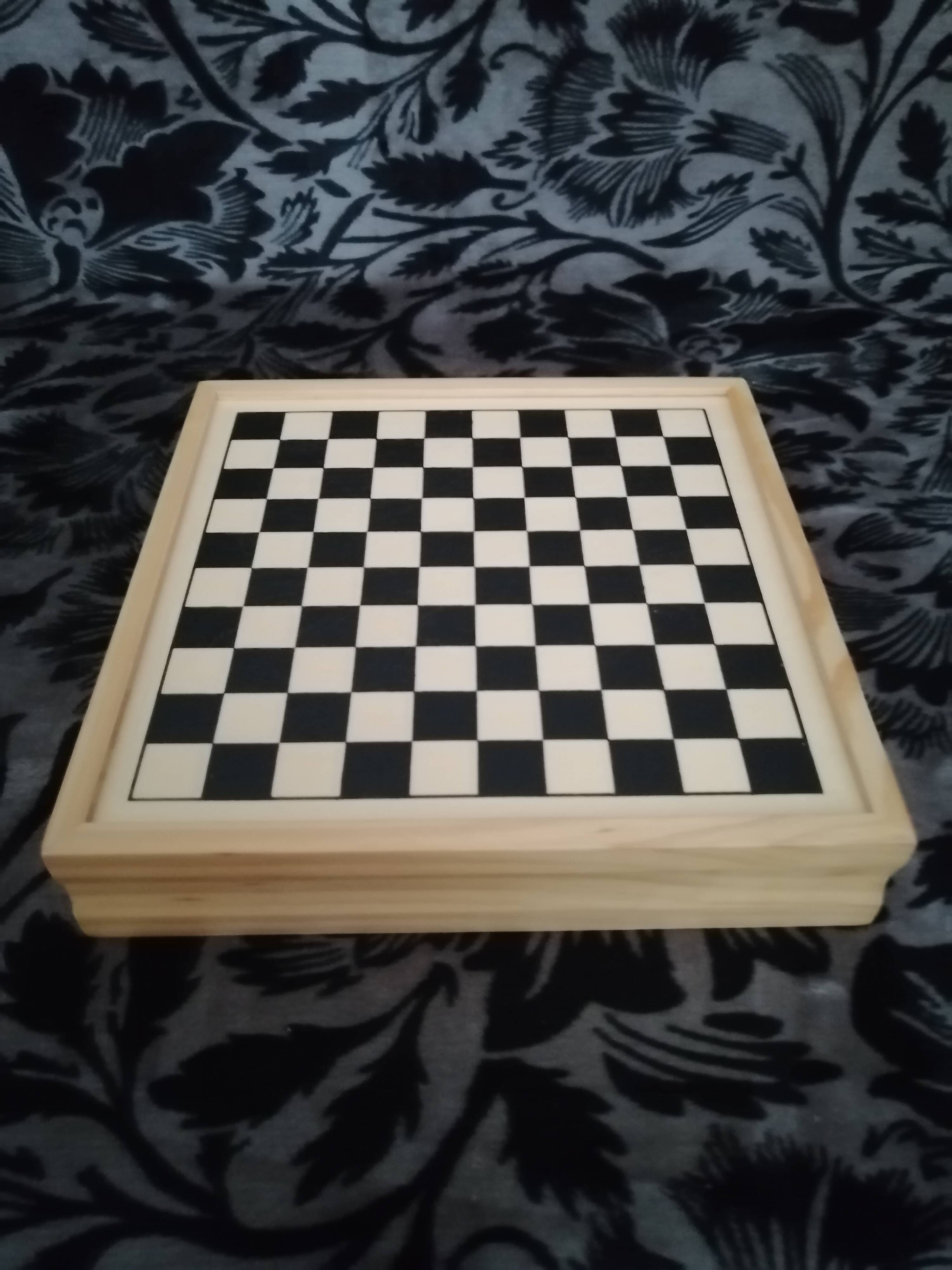 Wooden travel board game box (bayard brand)