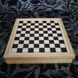 Wooden travel board game box (bayard brand)