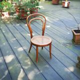 JJ Kohn, caned bistro chair for children, circa 1900
