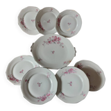 Service à dessert en porcelaine