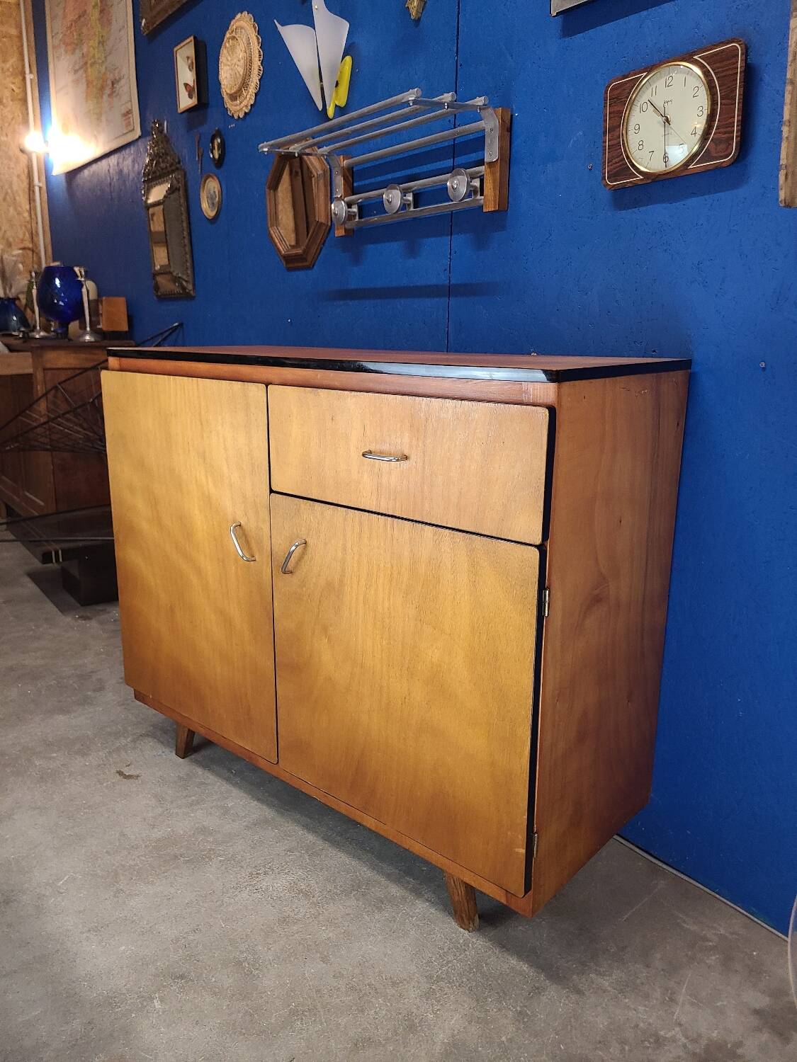 Light wood sideboard, mid-20th century