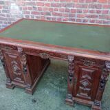 Double-sided Renaissance-style minister's desk
