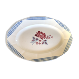 Former flat porcelain pattern Josiane Digoin