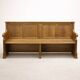 Solid oak bench