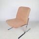 Chauffeuse vintage,  tissu et chrome