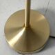 Scandinavian Golden Floor Lamp, 60s