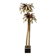 "Palm Trees" floor lamp, Christian Techoueyres for Maison Jansen, gilded brass, 1970s – France