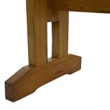 Vintage Scandinavian modern pinewood bench from the 1960's