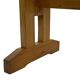 Vintage Scandinavian modern pinewood bench from the 1960's