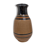 Vintage glazed stoneware vase