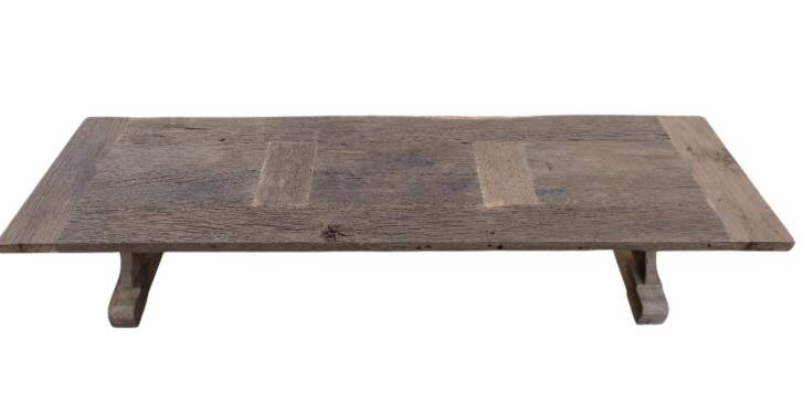 400 × 120 Reclaimed Oak Dining Table : Rustic Barn Wood, Handmade
