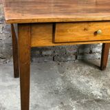 1900s walnut farmhouse/desk table