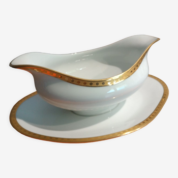 Tiffany & co gold band gravy boat