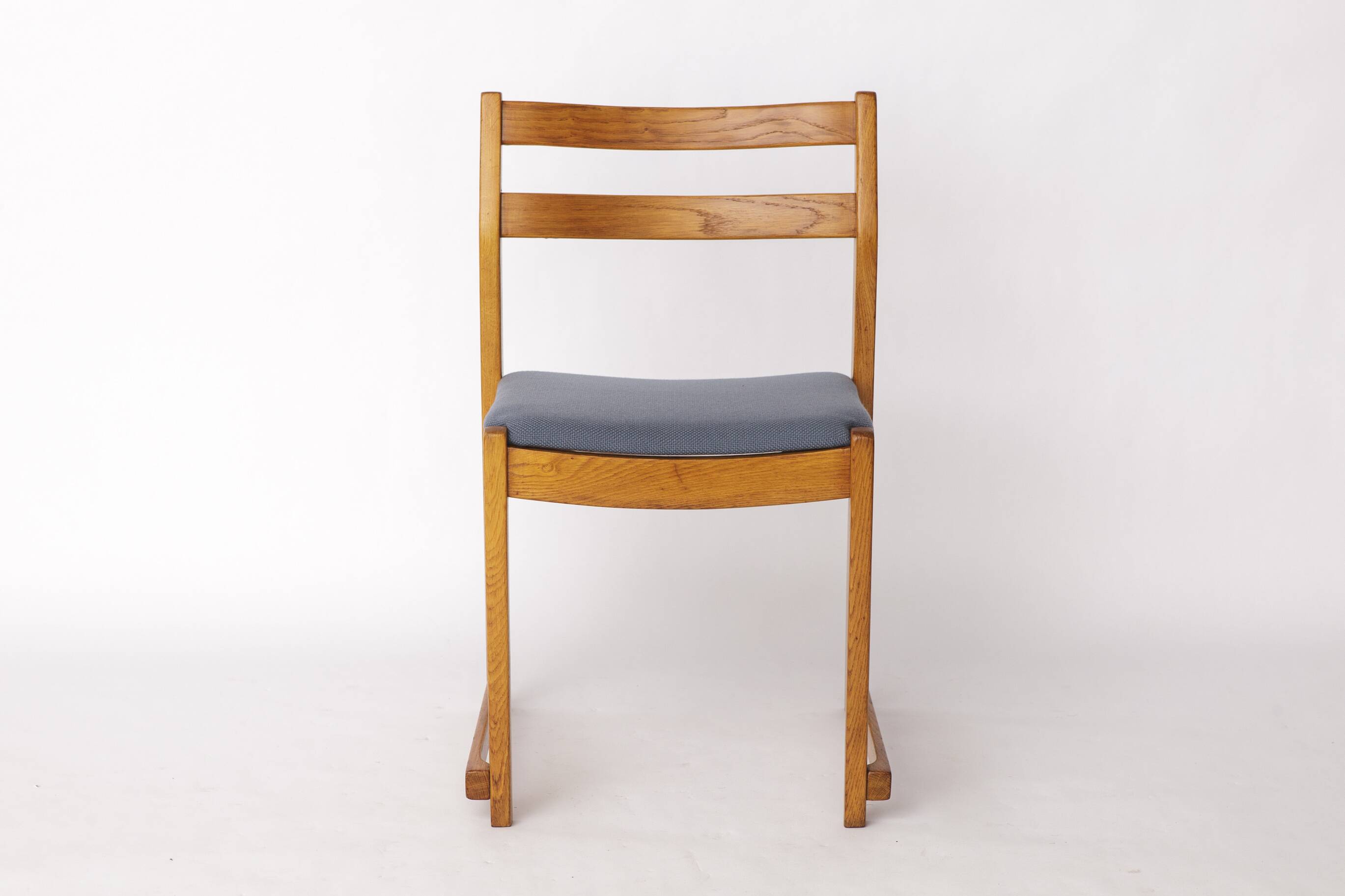 Vintage Oak Stacking Chair by Carl-Ewert Ekström – 1960s Scandinavian Desig