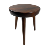 Tripod round rustic stool