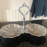 Silver metal servant shells
