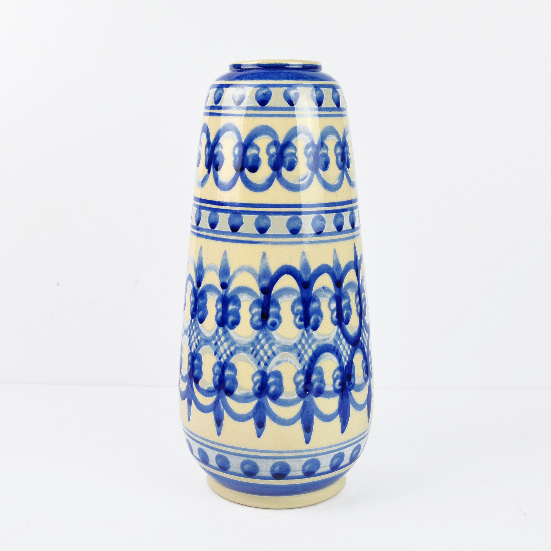 Rustic ceramic vase from the 1950s, KLL Karl Louis Lehmann Germany