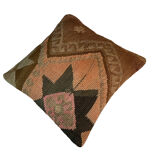 Housse de coussin en Kilim turc vintage 40x40cm