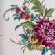 Limoges porcelain cake dish - ancient ceramic cake decorated with flowers
