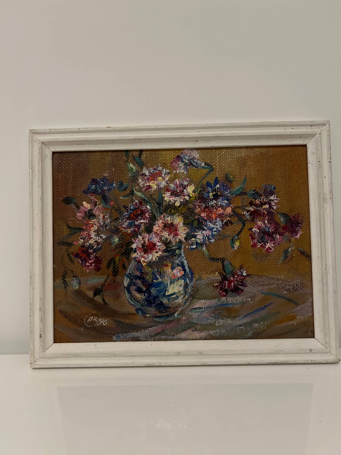 Peinture  huile  nature morte