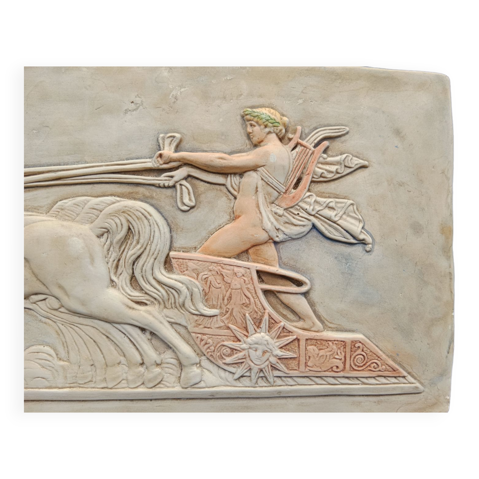 Plaster bas-relief