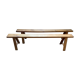 Paire de bancs de ferme