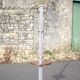 Art deco floor lamp, art deco floor lamp, wood and aluminum lamp, interior decoration