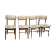 4 Italian Consorzio Sedie Friuli chairs 1960