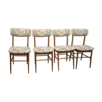 4 Italian chairs Consorzio Sedie Friuli 1960