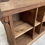 Solid oak box countertop, circa 1900.