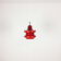 Original German Red Opal Glass Hanging Light, Made by Peill & Putzler, Germany