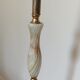 Floor lamp bronze brass lampshade glass paste