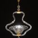Trasparent Murano Glass Chandelier by Barovier e Toso, 1950s