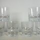 6 heavy crystal whisky glasses JG Durand