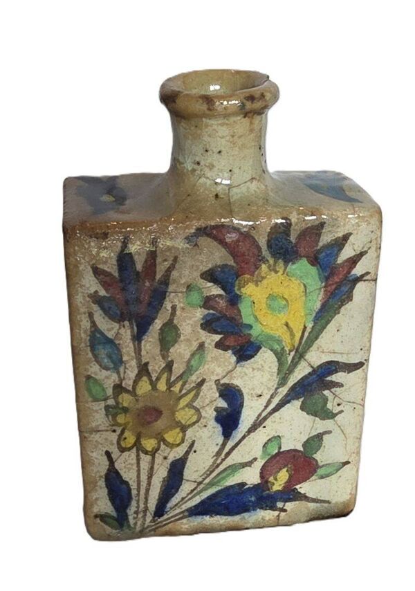 Flacon Iznik A Motifs Floraux XIXème