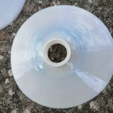 White opaline lampshade from the 1940s