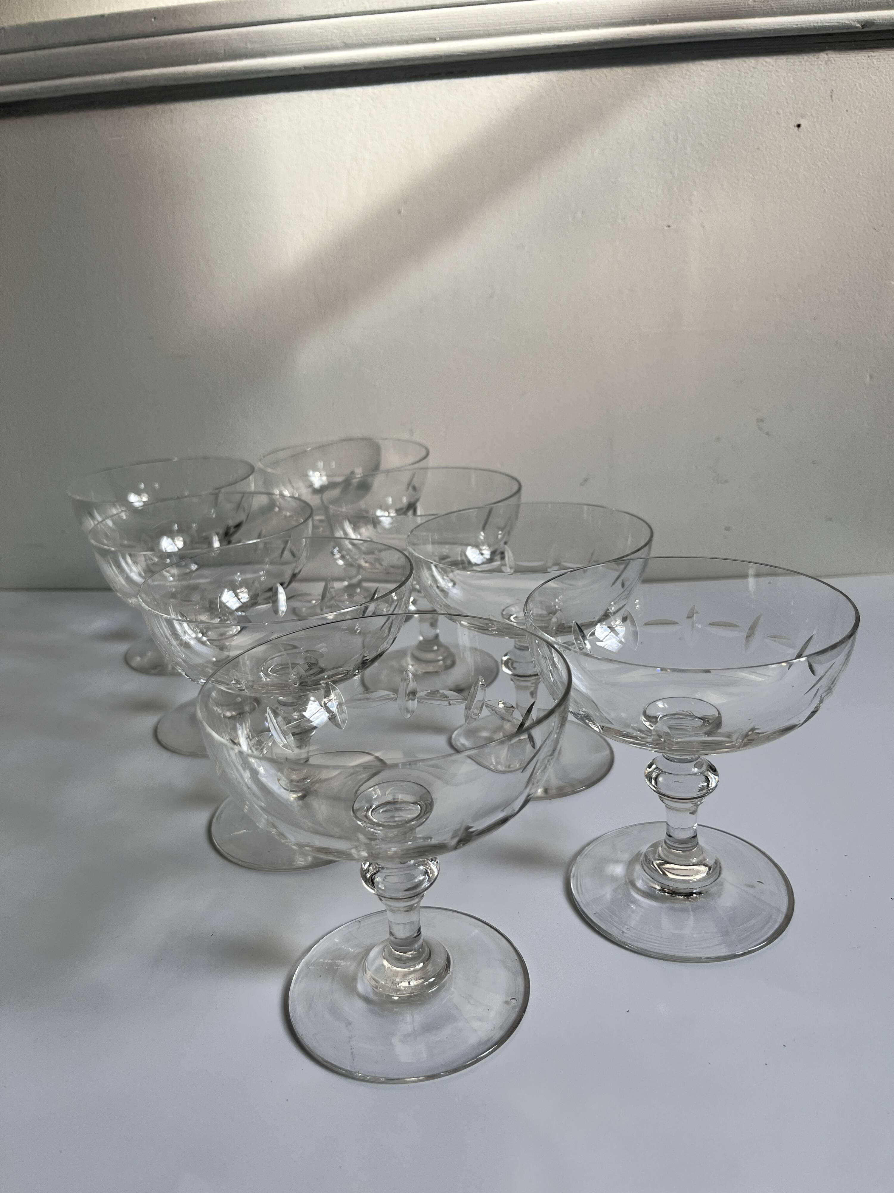 Coupes champagne cristal