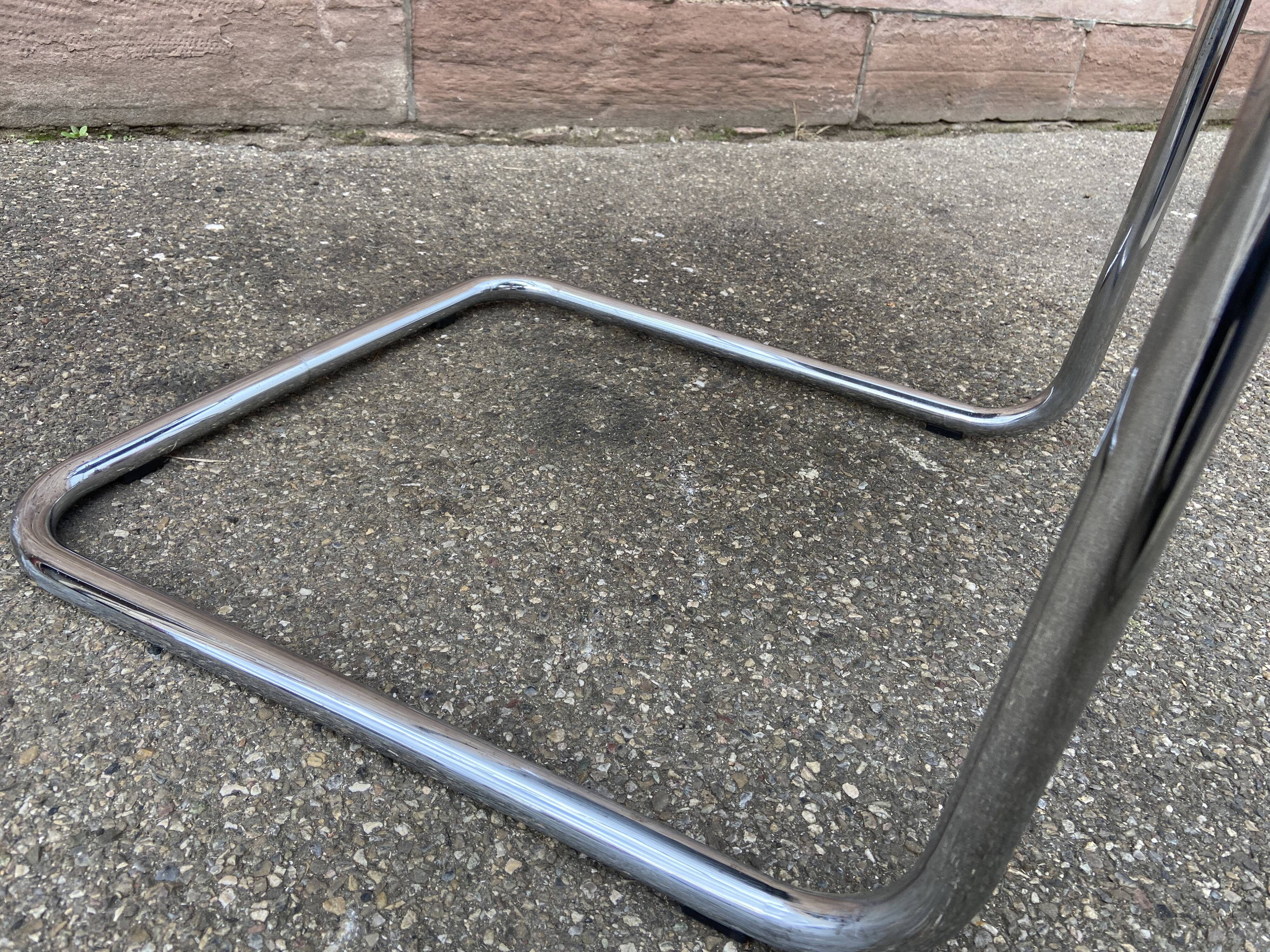 Office armchair cantilever B34 S34 style Marcel Breuer