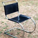 Set of 4 Mies Van Der Rohe design chairs, 1980s edition