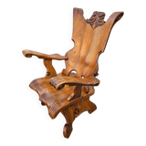 Oirschot oak chair / Heer Stoel / Gentleman Chair / Claw chair / 1960s