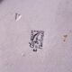 Suite of 6 Creole plates and montereau Oeillet