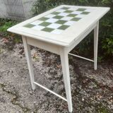 Small vintage table / dressing table with earthenware
