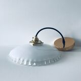 Vintage glass hanging lamp