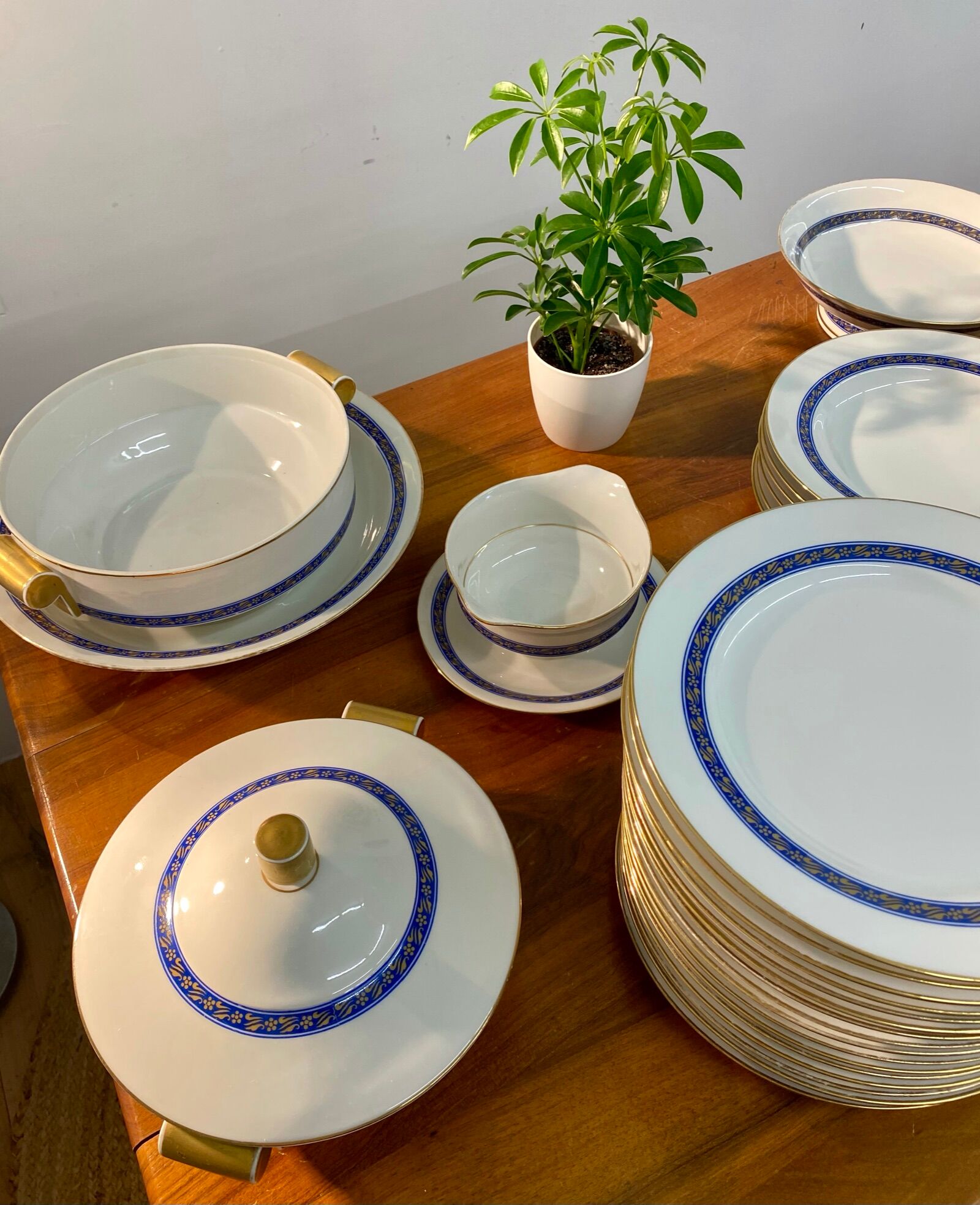 Limoges porcelain service