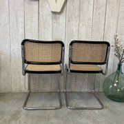 Pair of B32 chairs by Marcel Breuer