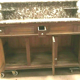 20th century solid fir washbasin unit