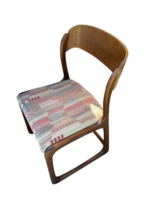 Sled dining chair by baumann, 1950s